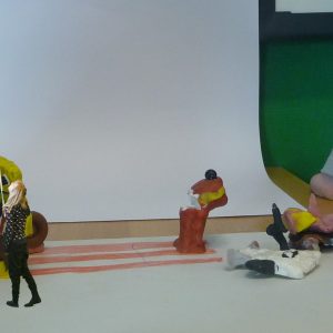 Greenscreenfilm met klei